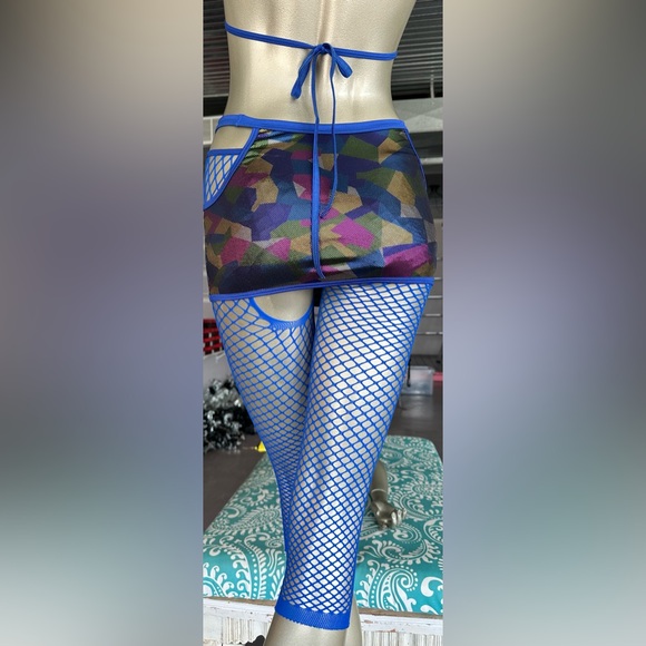 Rave Wear/ Dancewear 3pc Skirt Set - Picture 2 of 2